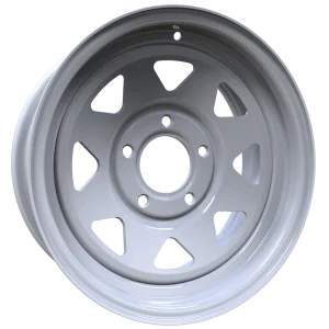 Envy Wheels – TRAILER STEEL SPOKE – White – 15″x6″ 0mm – All weather Wheels – 200WS-15550